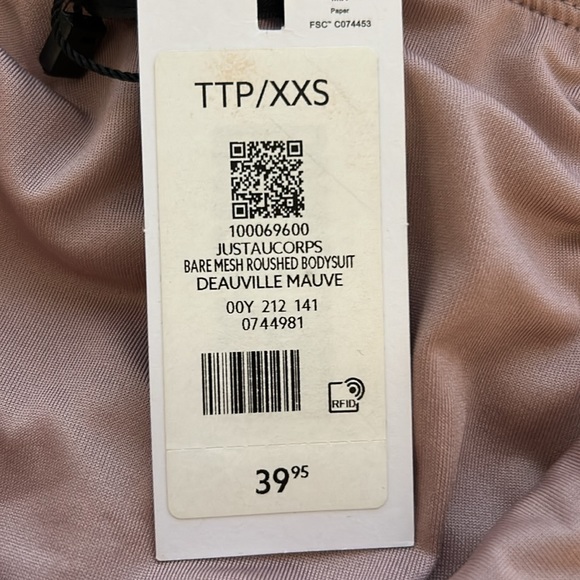 Dynamite Mesh Bodysuit - Mauve - Picture 4 of 4